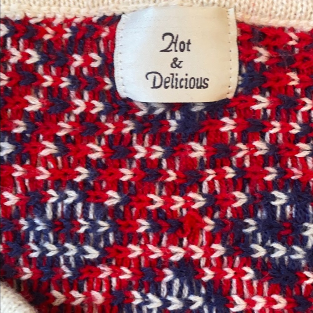 Hot & Delicious Open Front Aztec Sweater - Picture 4 of 6